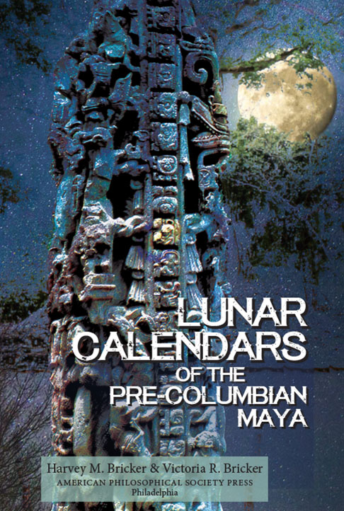 A book cover with an image of a mayan sculpture.
